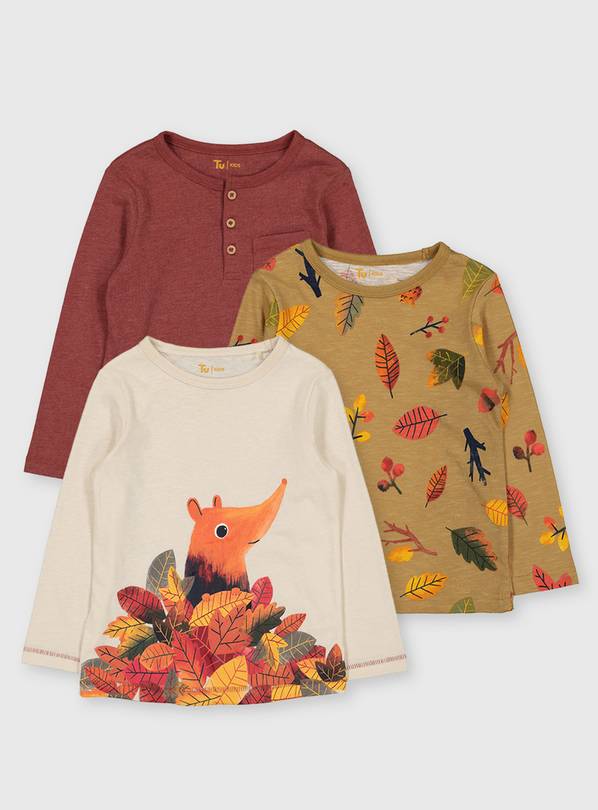 Forest Friends Tops 3 Pack - 1.5-2 years